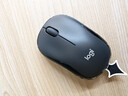 罗技（Logitech）M220 轻音鼠标 无线鼠标 办公鼠标 对称鼠标 带无线微型接收器 灰黑色 实拍图