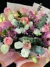 馨仪鲜花速递玫瑰向日葵康乃馨花束送女友生日礼物全国同城配送 11朵粉玫瑰混搭花束 实拍图