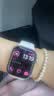 Apple/苹果 Watch S11 智能手表GPS+蜂窝款42毫米玫瑰金色铝金属表壳淡桃粉色运动型表带M/L MF9A4CH/B 实拍图