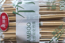 美丽雅一次性筷子碳化100双 独立包装加长家用方便火锅竹筷子 实拍图