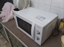 美的（Midea）【价保618】快捷微波炉 家用小型 360°转盘加热 旋钮操控 易洁内胆（M1-L213B二代） 实拍图