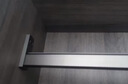 固特（GUTE）衣柜挂衣杆衣柜挂架防滑晾衣杆衣服杆裁切定制衣柜内横杆子送底座 71-90cm「钛空灰」 顶装/侧装两用 实拍图
