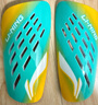 李宁（LI-NING）足球护腿板儿童成人护板护小腿比赛训练男士专业护具装备荧光绿M 实拍图