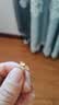 周六福小金花足金999黄金耳钉女生日礼物计价AC090379 一对 约0.67g 实拍图