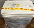 SPACEXPERT 衣物收纳箱特大号塑料整理箱车载储物箱60L蓝色 1个装 带轮 实拍图