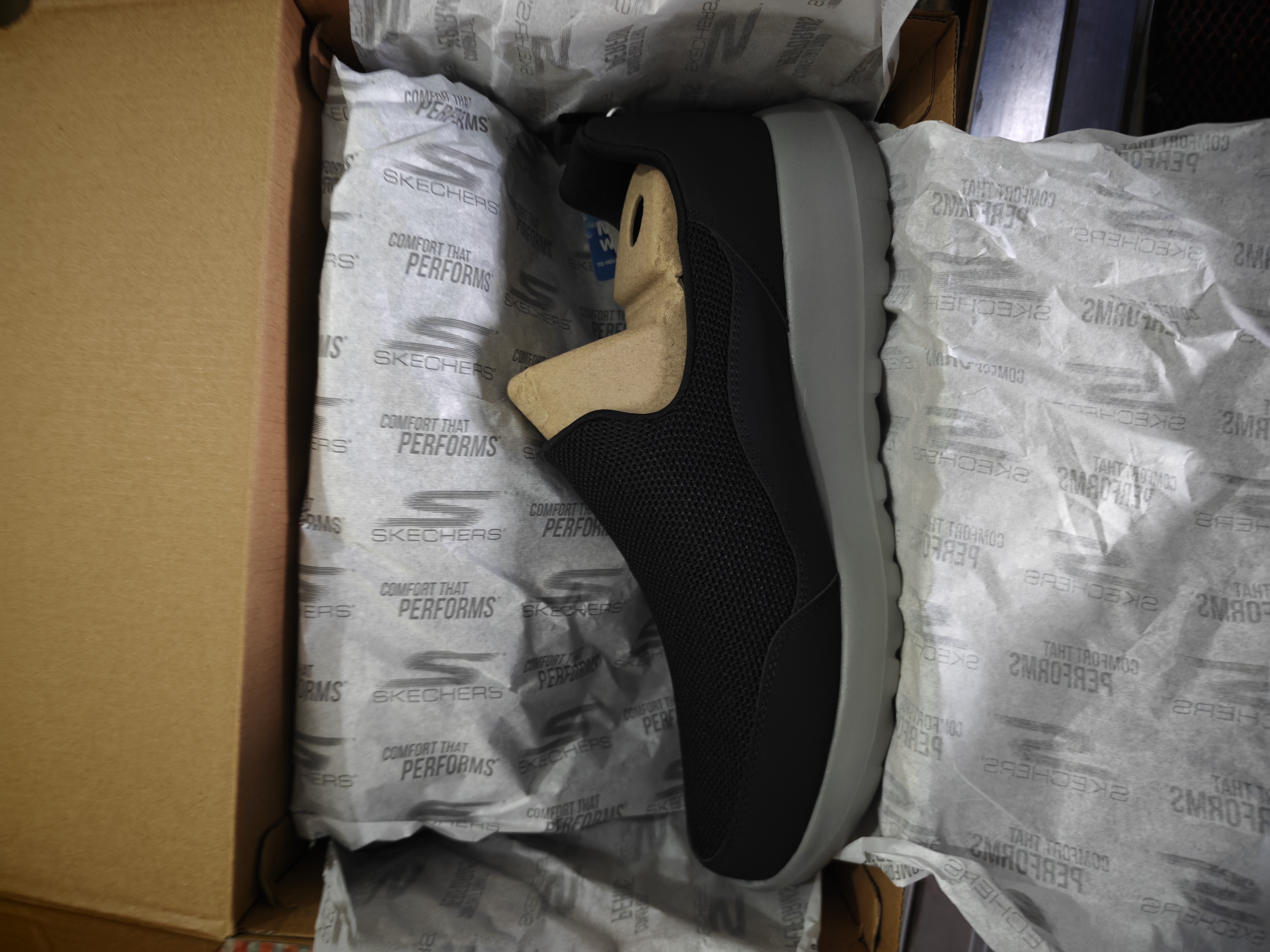 斯凯奇（Skechers）男鞋夏季一脚蹬运动鞋休闲健步鞋软底舒适布鞋54626 实拍图
