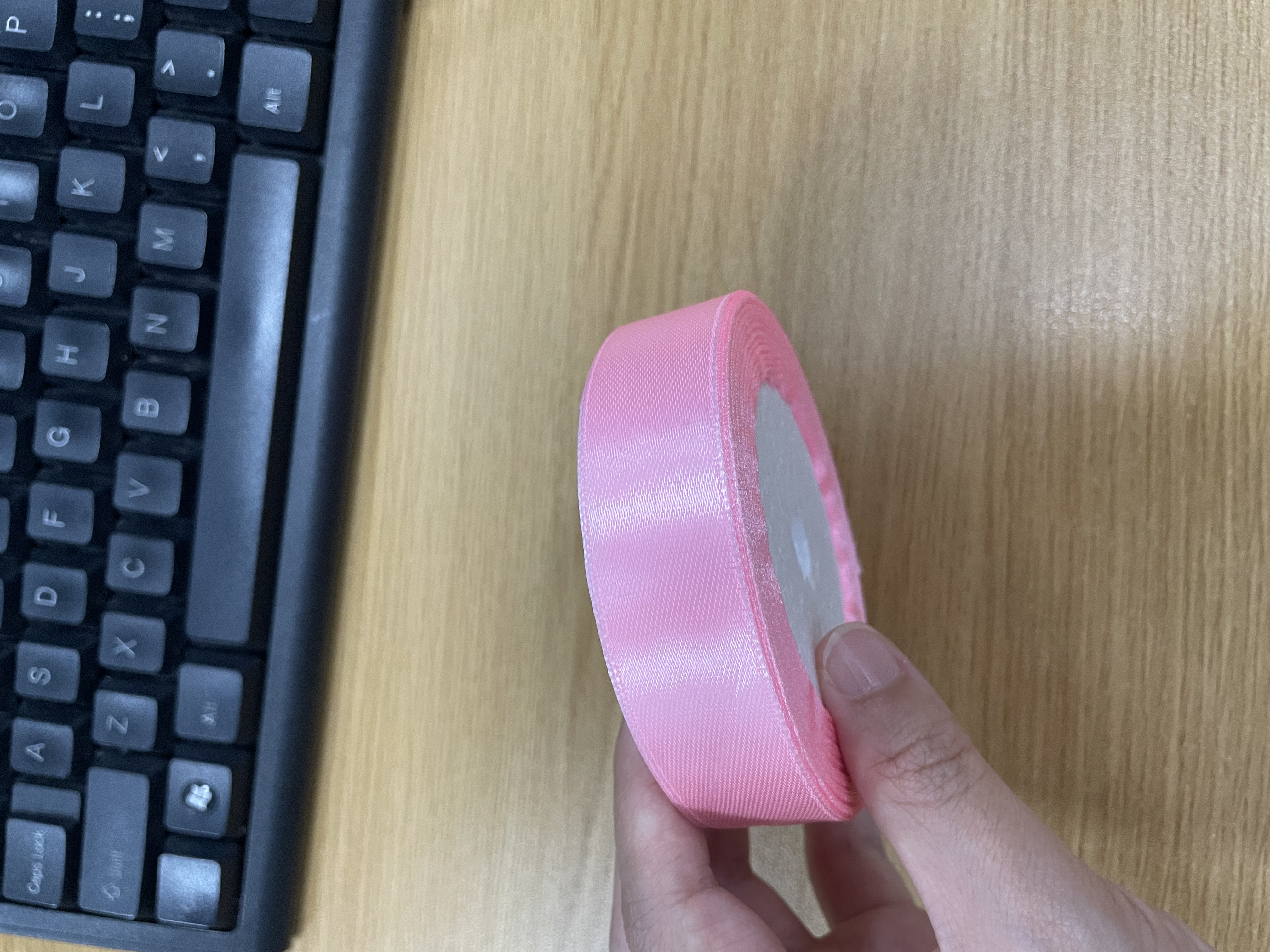 diy装饰彩带礼品包装丝带蛋糕礼盒包装绸带结婚红色织带蝴蝶结缎带装饰材料 2CM宽【粉色】22.5米 实拍图