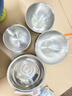 食品不锈钢盆洗菜和面打蛋家用厨房凉拌沙拉料理盆直边盆碗猪油盆 17-19-22三件套 实拍图