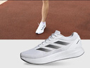 adidas DURAMO RC超轻透湿排汗缓震网面透气体测跑鞋男女阿迪达斯   白色/黑色   42 实拍图