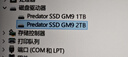 宏碁掠夺者（PREDATOR）2TB SSD固态硬盘 M.2接口(NVMe协议) GM9系列 NVMe PCIe 5.0读速14500MB/s AI电脑存储配件 实拍图