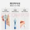 英氏（YEEHOO）奶瓶刷水杯刷直刷奶瓶奶嘴清洁工具奶瓶海绵硅胶刷子 樱桃粉 实拍图