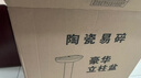 柯鲸 洗手盆方形立柱盆卫生间陶瓷洗手池台盆阳台洗脸盆面盆洗组合 B款+下水配件+冷热龙头+镜子 实拍图