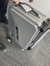 爱尔威（Airwheel）电动行李箱可骑行智能拉杆登机箱可坐可代步20英寸 SX豪华版一银 实拍图