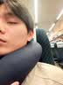 思莱宜u型枕 充气u形护颈枕飞机脖枕便携旅行颈椎枕高铁出差必备神器 【长途出行睡安稳觉】遮光眼罩 实拍图