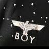 BOY LONDON【满天星】夏季男女同款短袖渐变烫钻印花时尚T恤N01107 黑色 XL 实拍图