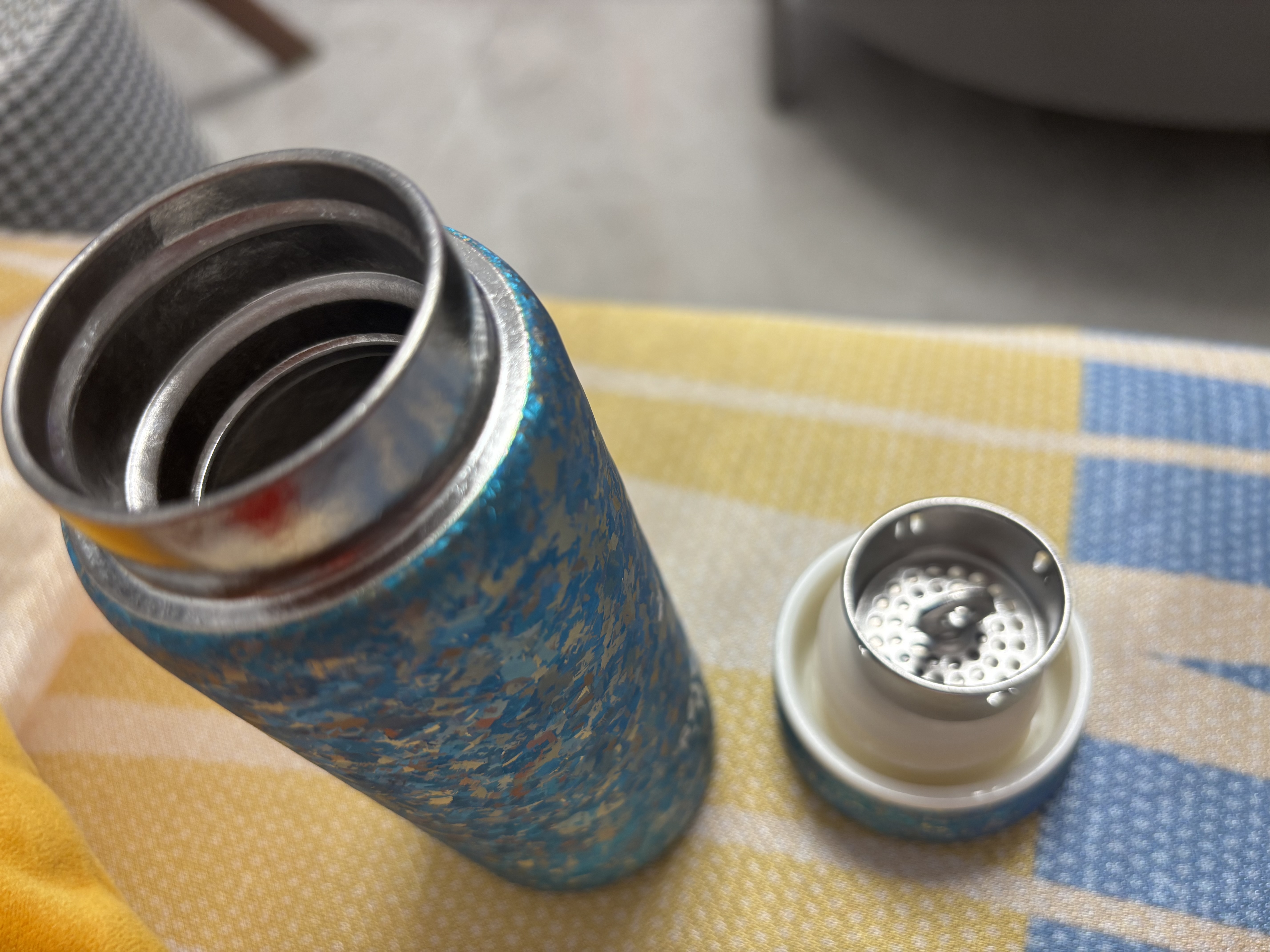 物生物钛杯女士纯钛保温杯迷你泡茶杯子便携户外随身口袋水杯七夕礼物 实拍图