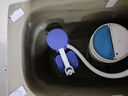 海立马桶进水阀通用上水阀器厕所水箱进水阀ABS马桶水箱内配件SJ02蓝 实拍图