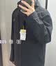 骆驼（CAMEL）三防冲锋衣户外登山服防风防水防污三合一运动外套 AD12263514X，抓绒内胆 幻影黑 男女 M 实拍图