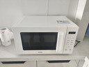 海尔（Haier）家用微波炉 20L小型快捷平板式微波炉 360°加热易清洁内胆智能菜单 一键解冻触控面板HW-E20Y2W 实拍图