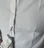 罗蒙（ROMON）纯色商务职业正装男士白衬衫工装外套长袖衬衣男CS108白色3XL 实拍图