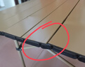 骆驼（CAMEL）户外折叠桌便携式露营桌椅套装碳钢野餐桌子蛋卷桌夜市摆摊 升级版桌椅5件套 赠收纳袋 鹅黄/暖沙黄3654E 实拍图