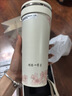 Vanow保温杯樱花女生咖啡陶瓷内胆吸管杯子闺蜜生日礼物家居馆水杯 实拍图