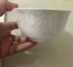 玉蝶景德镇骨瓷家用米饭碗中式小汤碗面碗小清新创意陶瓷碗金钟碗 4.5英寸爱丽丝金钟碗6个 实拍图