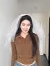 饰界花头纱领证结婚道具求婚布置生日礼物新娘头饰发饰拍照表白道具 蝴蝶结珍珠头纱 实拍图