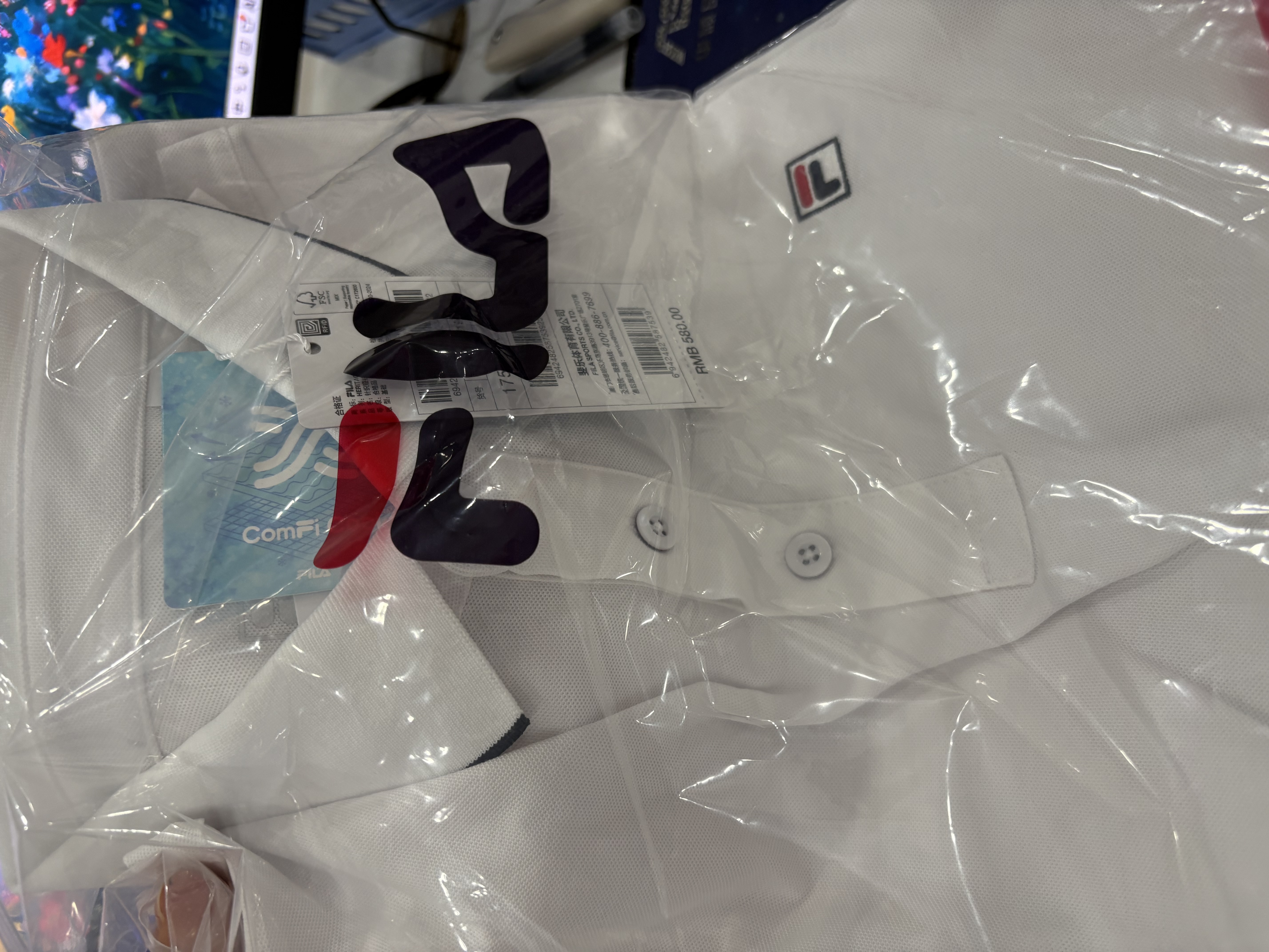 FILA斐乐菁英POLO丨 短袖POLO男士夏季凉感T高端桑蚕丝商务上衣 实拍图