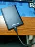 黑甲虫 (KINGIDISK) 500G USB3.0 移动硬盘 SLIM系列 2.5英寸 子夜黑 9.5mm金属纤薄 抗震抗压 SLIM500 实拍图