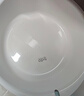 bdo洗脸盆加厚洗衣盆塑料泡脚盆洗菜水盆婴儿盆31cm白1个+28cm蓝 1个 实拍图