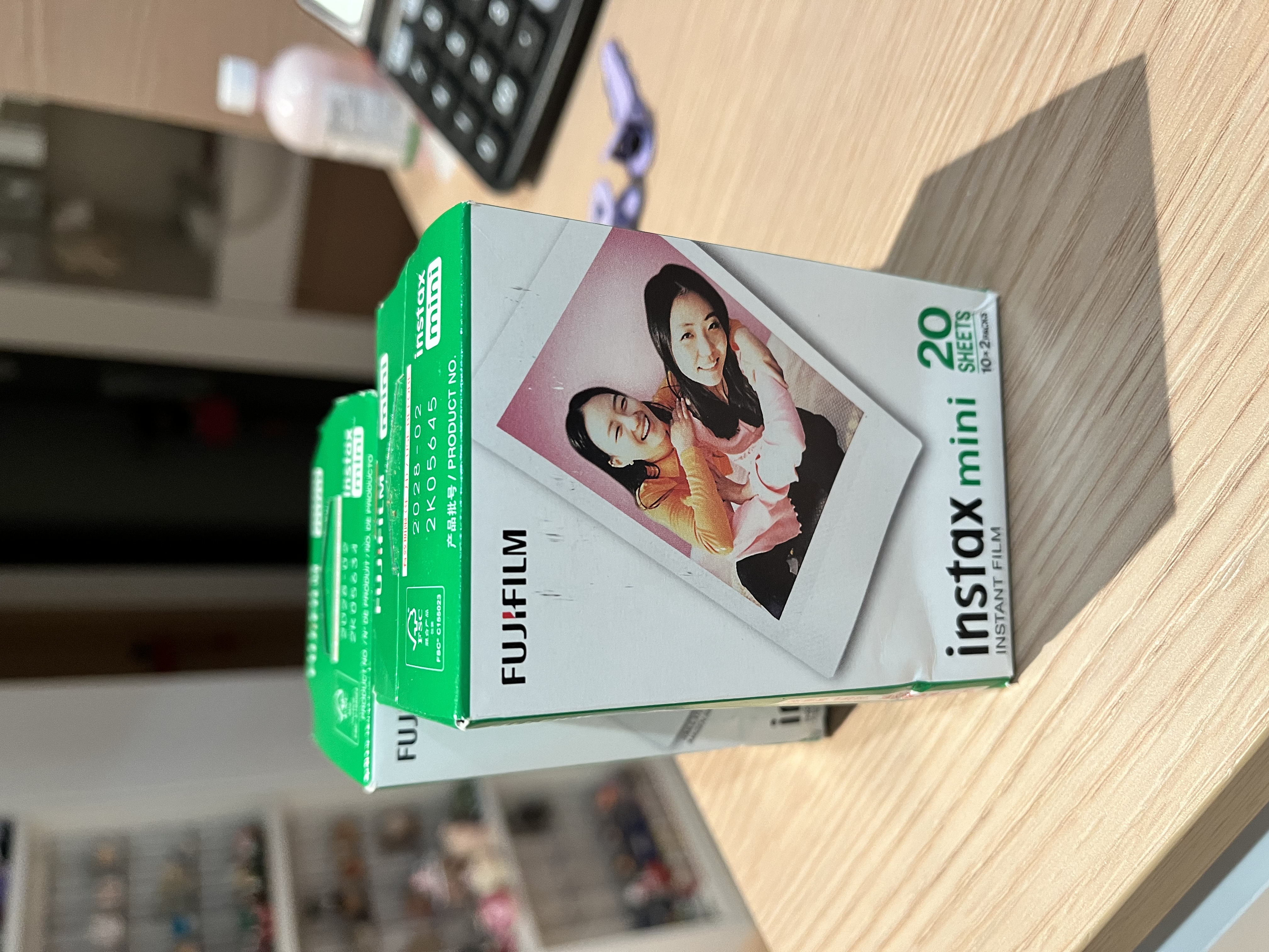 拍立得现货拍立得相纸适用mini7+/7s/8/9/11/12/25/90/link系列通用胶卷 白边相纸40张（单双盒随机） 实拍图