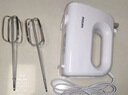 飞利浦（PHILIPS）打蛋器 家用手持电动打蛋器 宽边双棒奶油机打发器 烘培自动搅拌器 轻松搅打快速打发 3档调速 轻巧便捷 HR3700/07（白色） 实拍图