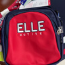 ELLE ACTIVE小巧轻便撞色斜挎包手机包经典百搭时尚个性休闲运动小包包 蓝/红色 实拍图