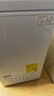 海尔（Haier）出品单温冰柜家用无需频繁除霜冷藏柜冷冻柜租房小型冰箱 100升 热销丨约装140斤丨带轮食品筐leader 实拍图