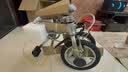 大行（DAHON） 412折叠自行车14英寸单速超轻迷你铝合金学生成人单车BYA412 银色 实拍图