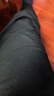 海澜之家（HLA）休闲裤男轻商务时尚系列凉感弹力裤子男夏季 黑色80【四面弹长裤】 HKCAW1J040A 36 180/92A推荐161~170斤 实拍图