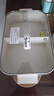 美的（Midea）电火锅 鸳鸯锅 火锅专用锅超薄钛陶速沸分体式0氟6.5L电煮锅电热锅多功能锅HGS3322R1 实拍图