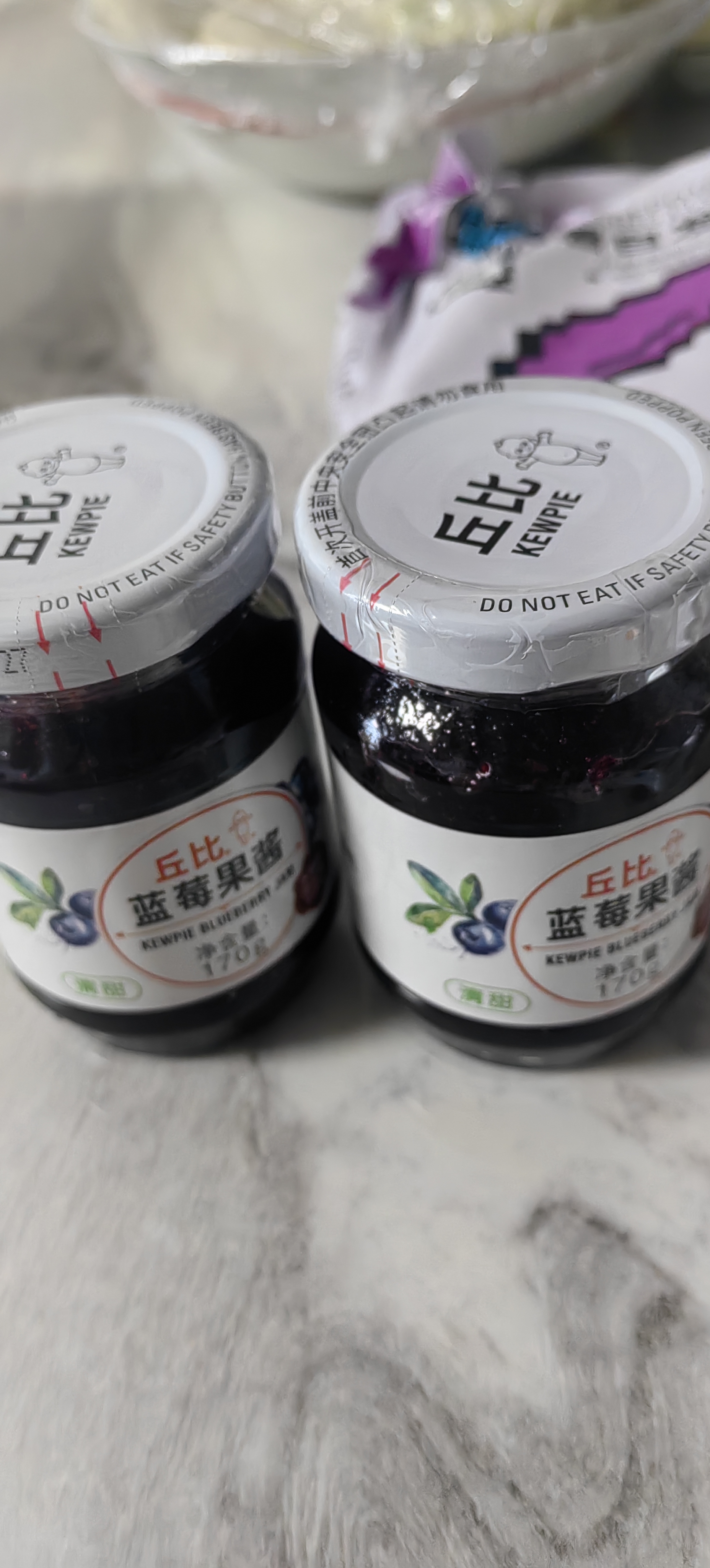 丘比蓝莓果酱 170g*2瓶 调味品 酸奶冰激凌酱西餐甜点早餐面包 实拍图