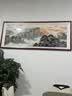 盛桢国画山水画靠山图中式客厅风景挂画办公室沙发背景墙装饰画风水画 B款【紫气东来】 小六206*86cm(实木框+有机玻璃) 实拍图