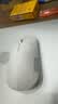 联想（Lenovo）无线蓝牙鼠标轻音鼠标 Air Handle轻音双模鼠标 便携办公鼠标 适用台式机一体机笔记本平板 白 实拍图