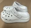 CROCS卡骆驰檀健次同款经典泡芙洞洞鞋轻便舒适男女同款花园鞋|207521 骨白色-2Y2(含智必星) 36 /37(220mm) 实拍图