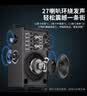 索爱（soaiy）X64大功率27喇叭重低音广场舞户外k歌蓝牙拉木吉他乐器音响拉杆音箱扩音器双麦克风12寸 实拍图