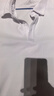 拇指白小T【冰玉POLO衫】凉感抑菌男女士短袖夏商务翻领休闲 皓白 XL 实拍图
