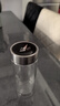 富光双层玻璃杯 高硼硅玻璃泡茶杯子 茶水分离杯 带茶隔商务水杯男士 实拍图