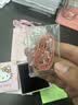 足银999helloKitty猫魔法可爱吊坠项链儿童手工编绳项链闺蜜同款 平安锁粉绳(吊坠约3g) 实拍图