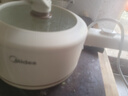 美的（Midea）电煮锅 小电锅 电蒸锅 宿舍小锅多功能锅辅食锅 1.6L学生寝室一体泡面小火锅电煮锅XZE2017 配蒸笼 实拍图