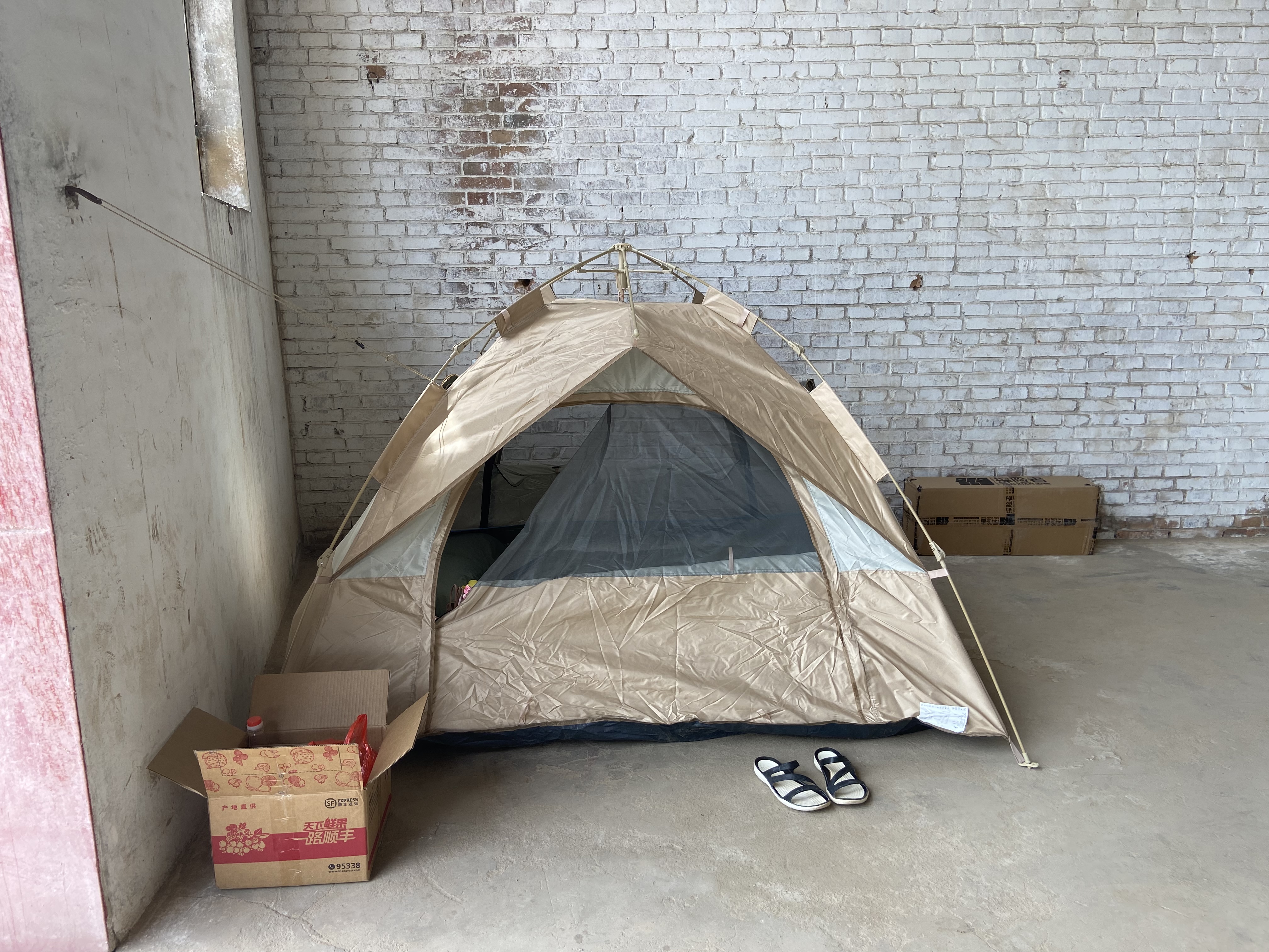 探险者（TAN XIAN ZHE）全自动帐篷户外露营全套免搭建帐篷套装银胶防晒防雨野营装备 实拍图