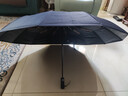 小米昵新款全自动伞晴雨两用加强伞骨雨伞一键收放防紫外黑胶防晒遮阳伞 【108骨自动晴雨】藏青蓝 升级加大加厚防紫外线 实拍图