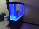 江彩鱼缸客厅大型水族箱落地隔断墙家用办公室底过滤超白玻璃鱼缸定制 1.2米加高（120x40x165cm） 实拍图